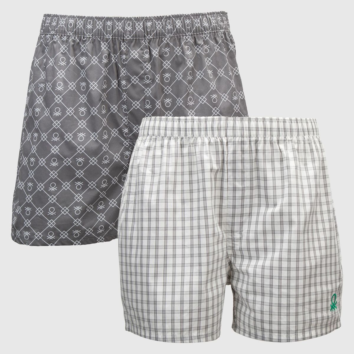 BENETTON - Boxer 100% Algodón Pack De 2 Hombre Benetton 