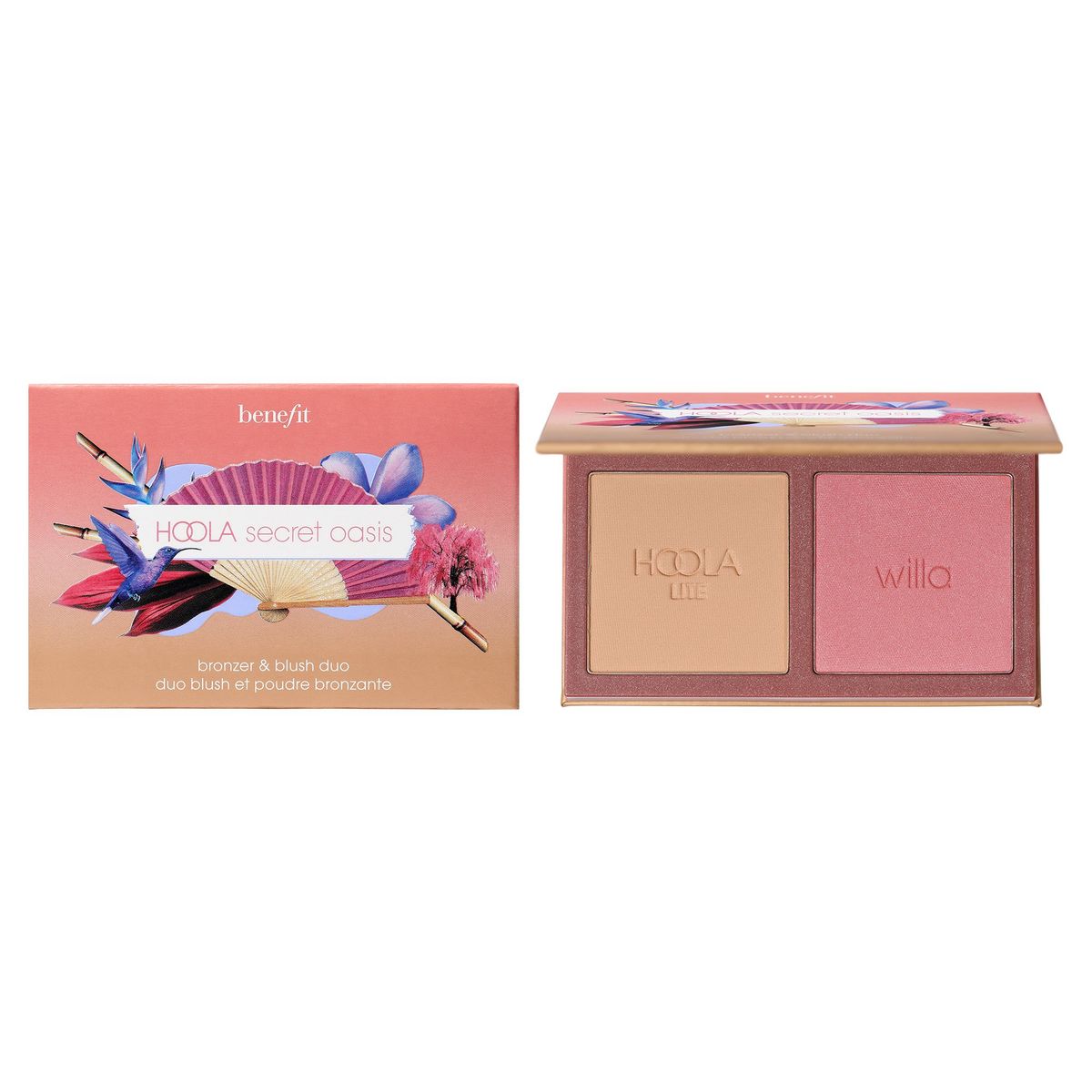 BENEFIT - Hoola Secret Oasis - Set de bronceador Hoola Lite y rubor en polvo Willa