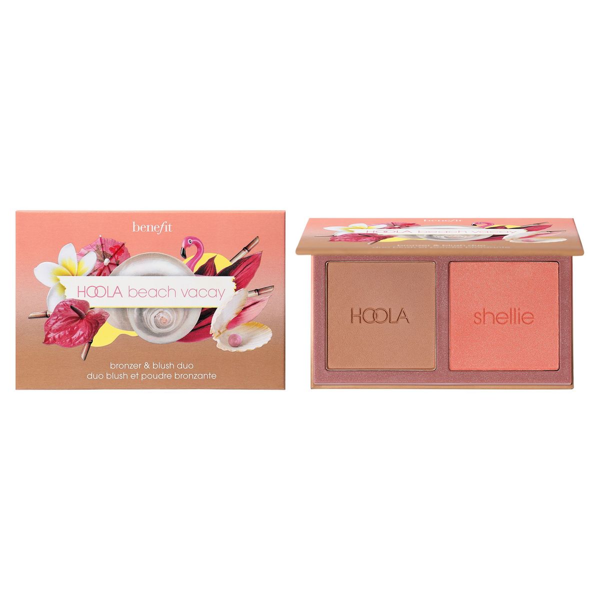BENEFIT - Hoola Beach Vacay - Set de bronceador Hoola y rubor en polvo Shellie