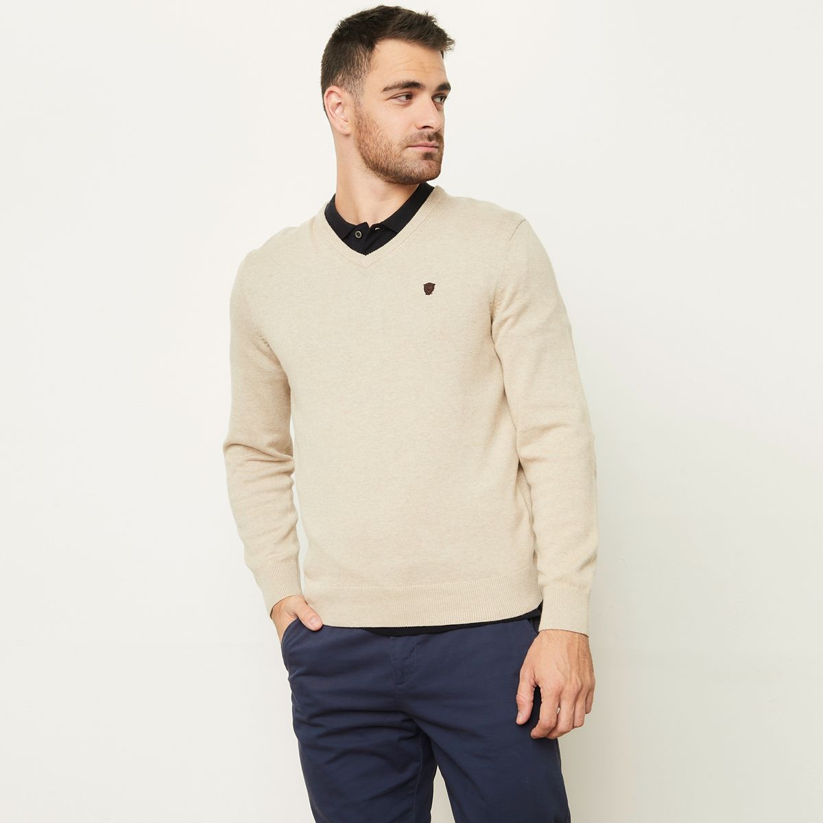 CHRISTIAN LACROIX - Chompa 100% Algodón Hombre Christian Lacroix