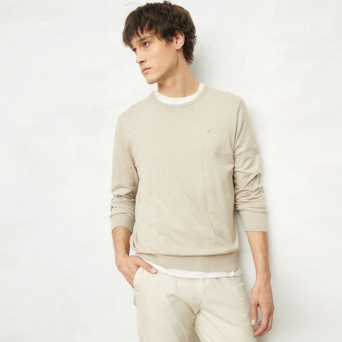 WOLF&HANK - Chompa Manga Larga 100% Algodón Hombre Wolf&hank