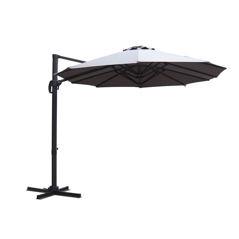 BASEMENT HOME - Sombrilla Plegable Nissi 4.46m con Base