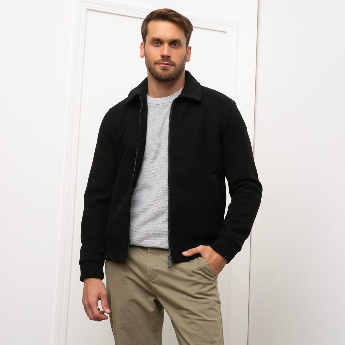 BASEMENT - Abrigo Casual Hombre Basement