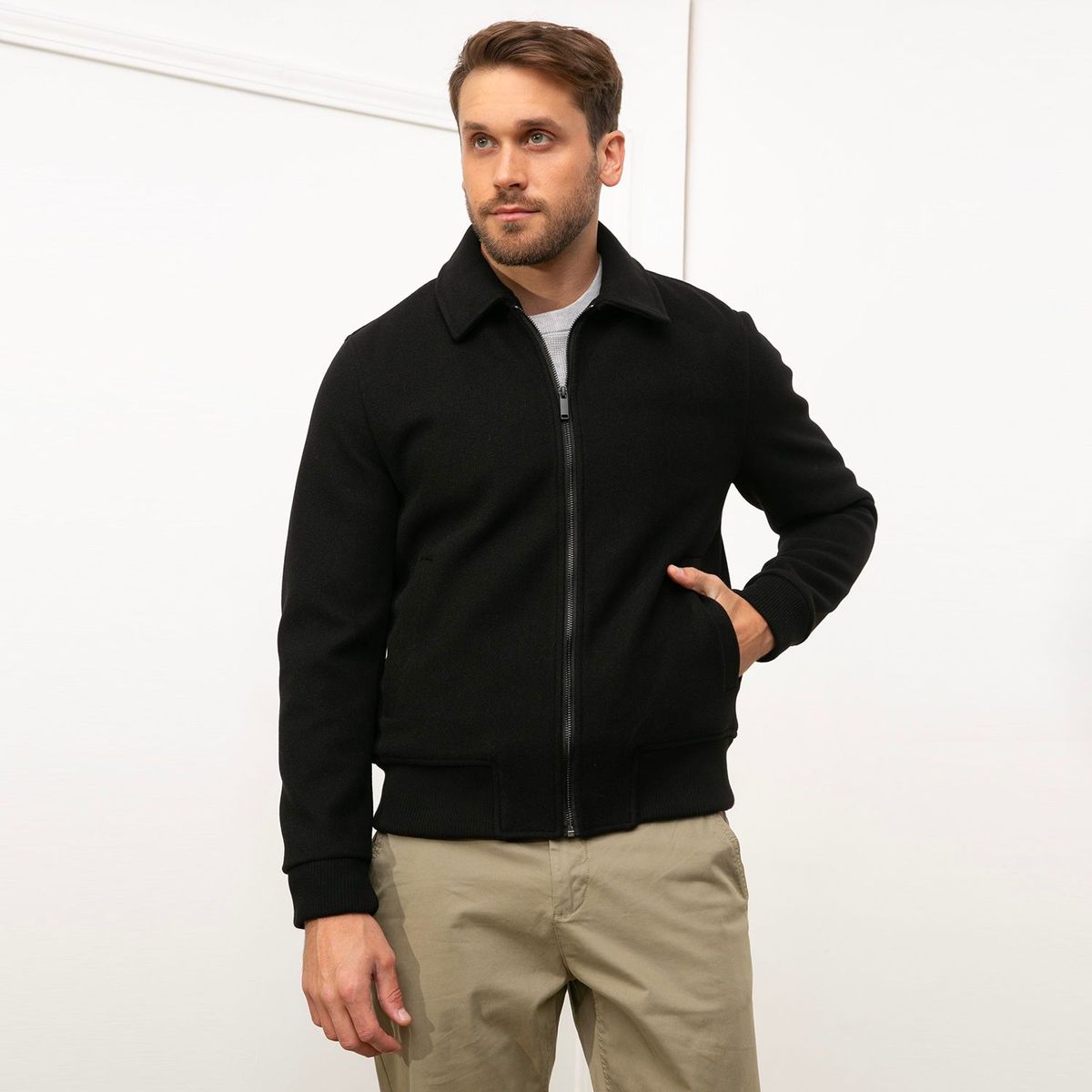 BASEMENT - Abrigo Casual Hombre Basement