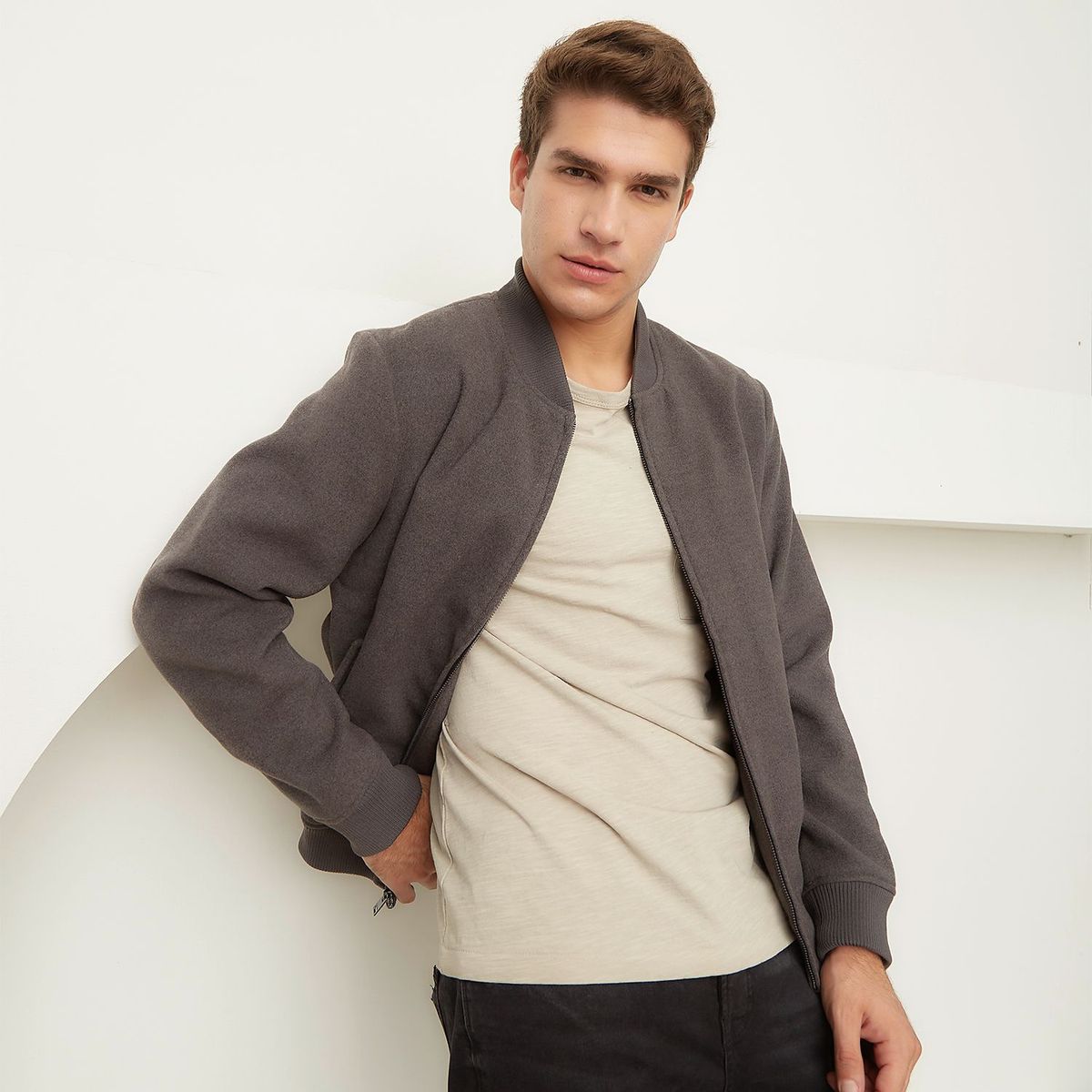 BASEMENT - Abrigo Casual Hombre Basement