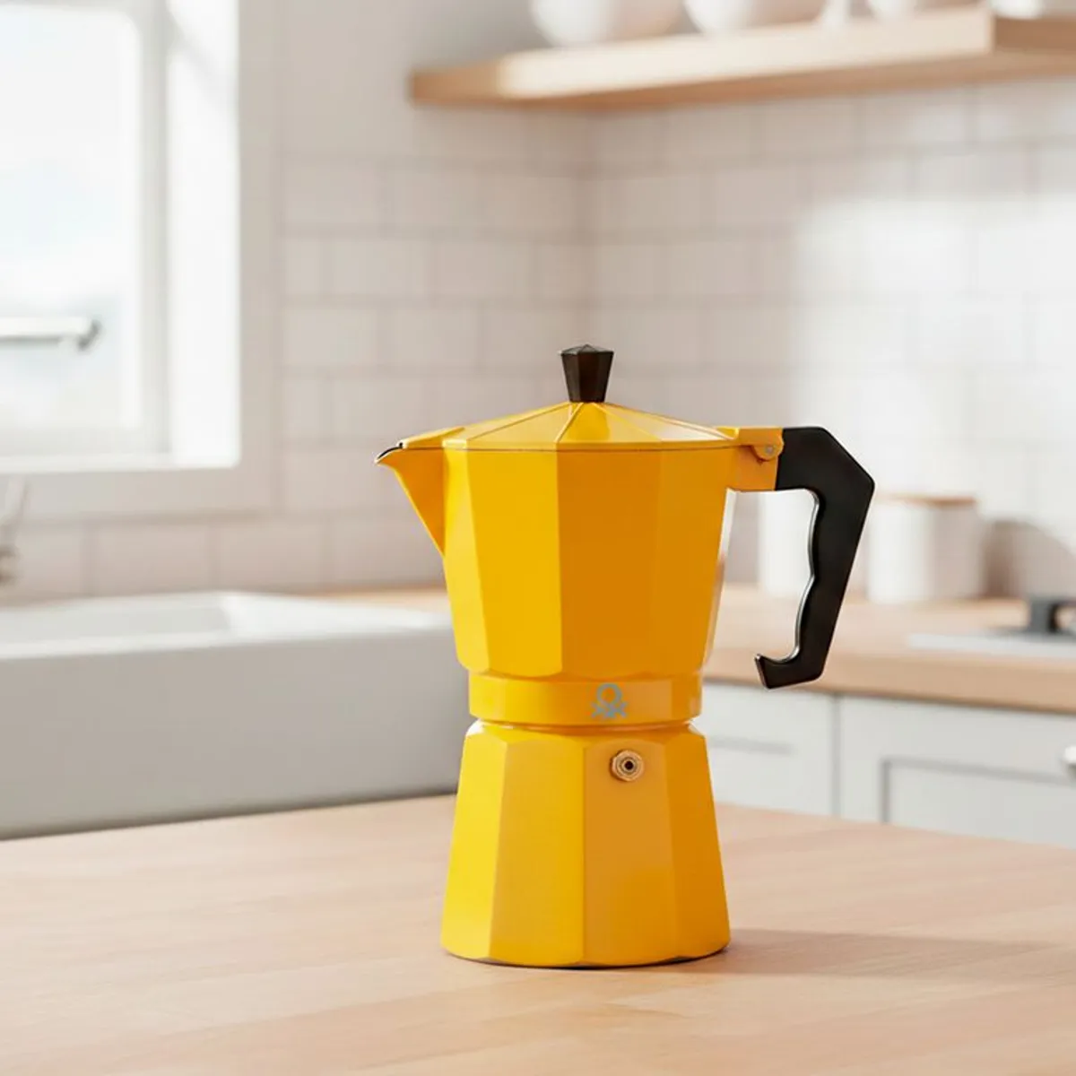 BENETTON - Cafetera Italiana 6 Tazas Benetton