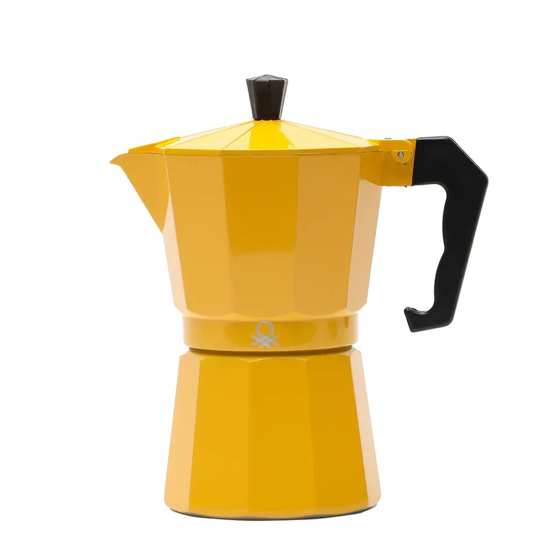 BENETTON - Cafetera Italiana 6 Tazas Benetton