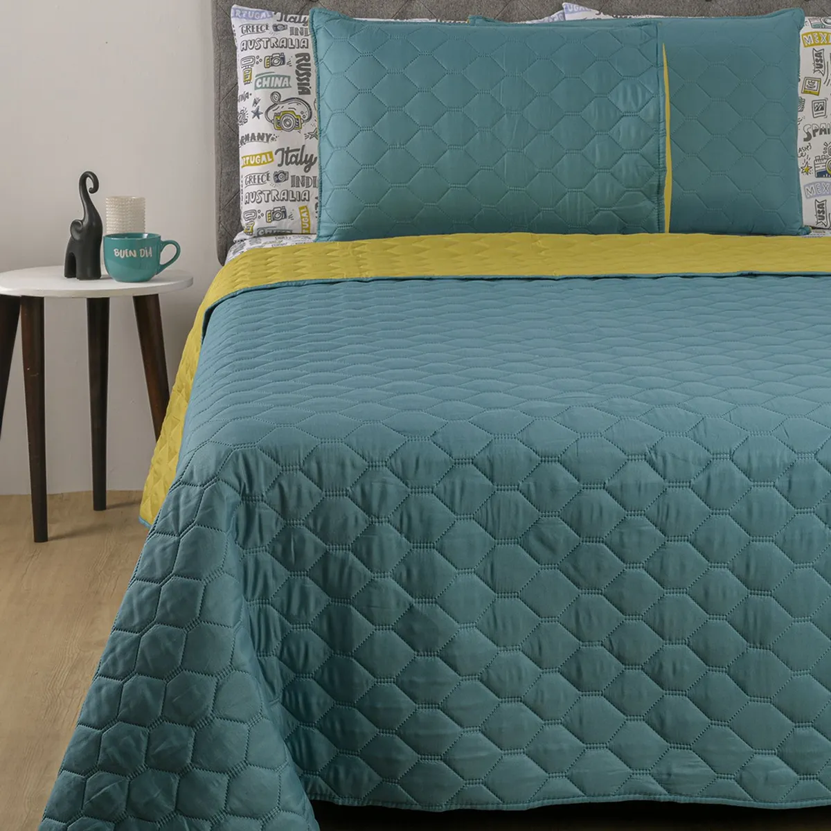 MICA - Cubrecama Reversible Heat Press Mica