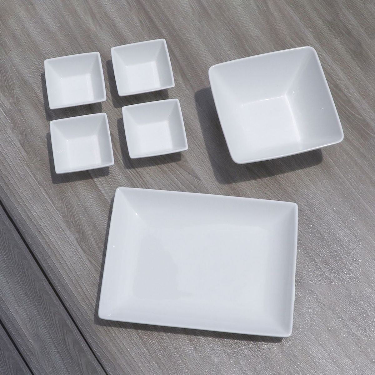 BASEMENT HOME - Fuentes Servir Essential 6 Piezas Blanco Basement Home