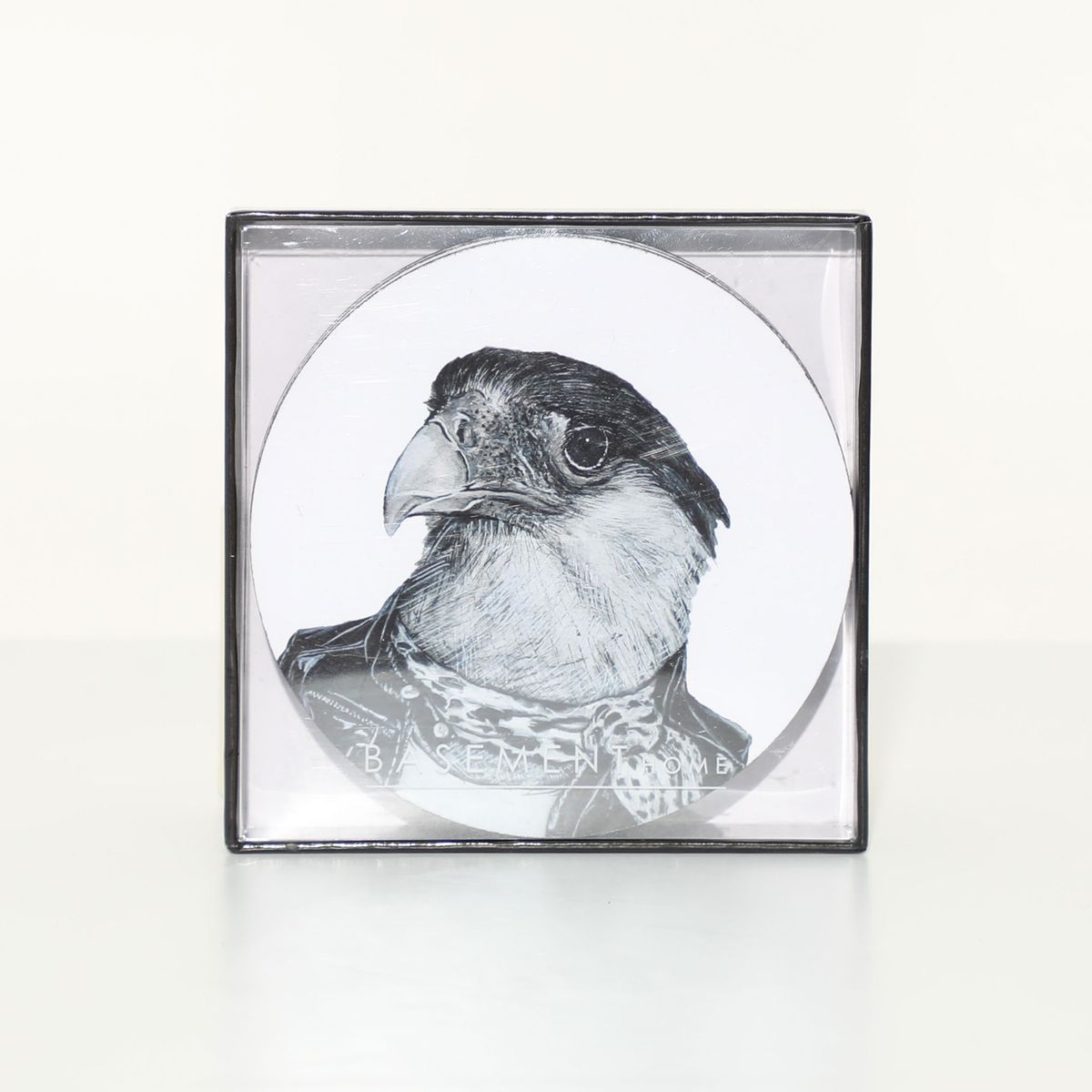 BASEMENT HOME - Set X4 Posavasos Black Bar Basement Home