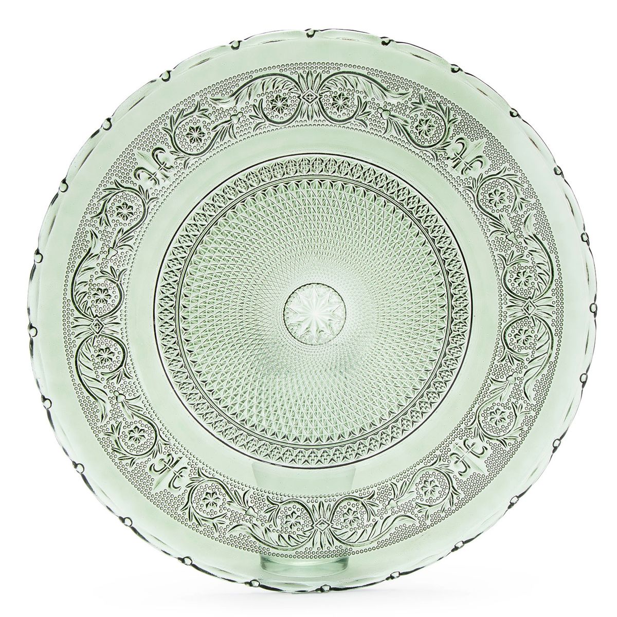 ROBERTA ALLEN - Plato De Sitio Labrado Verde 30cm Roberta Allen