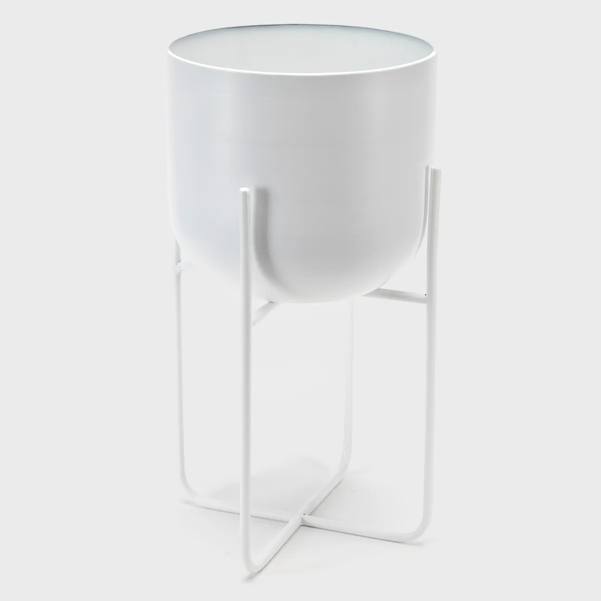 BASEMENT HOME - Maceta Pedestal Blanca 50x29cm