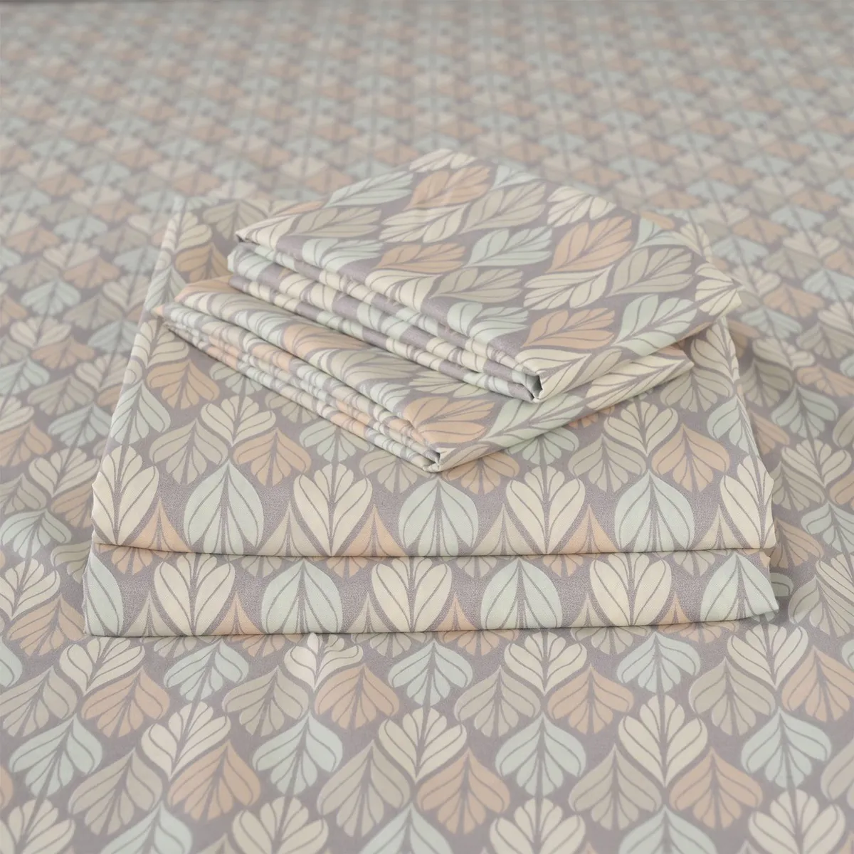 AMBIENTA - Juego de Sábanas Estampadas Microfibra Ambienta