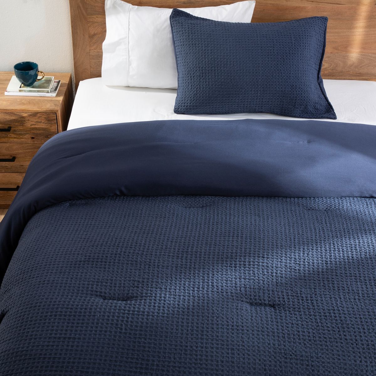 BASEMENT HOME - Edredón Waffle Basement Home