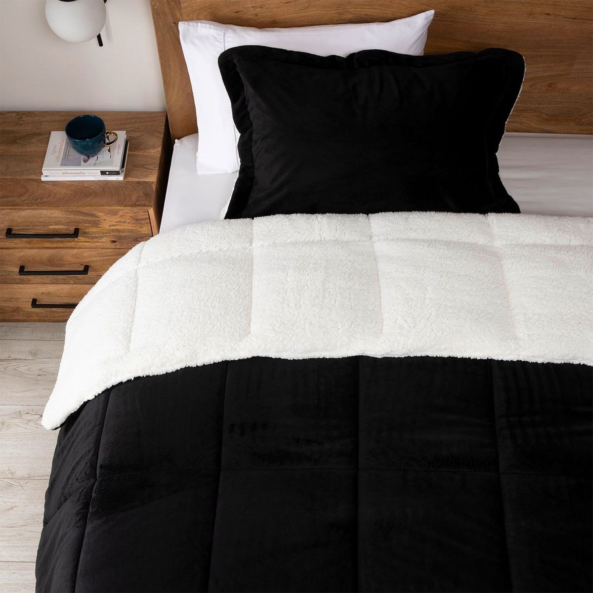 BASEMENT HOME - Edredón Mink Con Sherpa