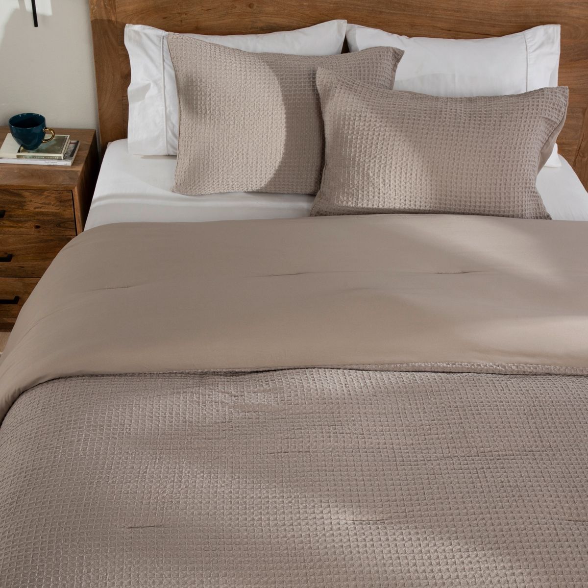 BASEMENT HOME - Edredón Waffle Basement Home