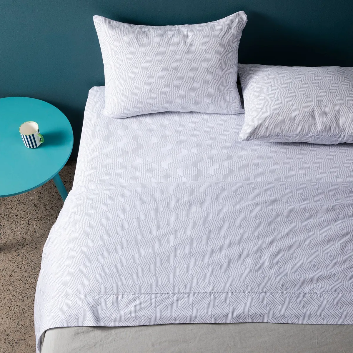 BENETTON - Juego De Sábanas Estampadas 100% Algodón 180 Hilos Benetton