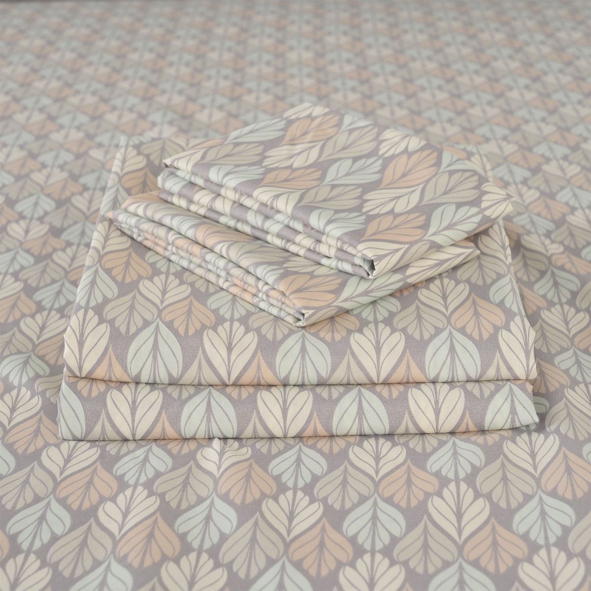 AMBIENTA - Juego de Sábanas Estampadas Microfibra Ambienta