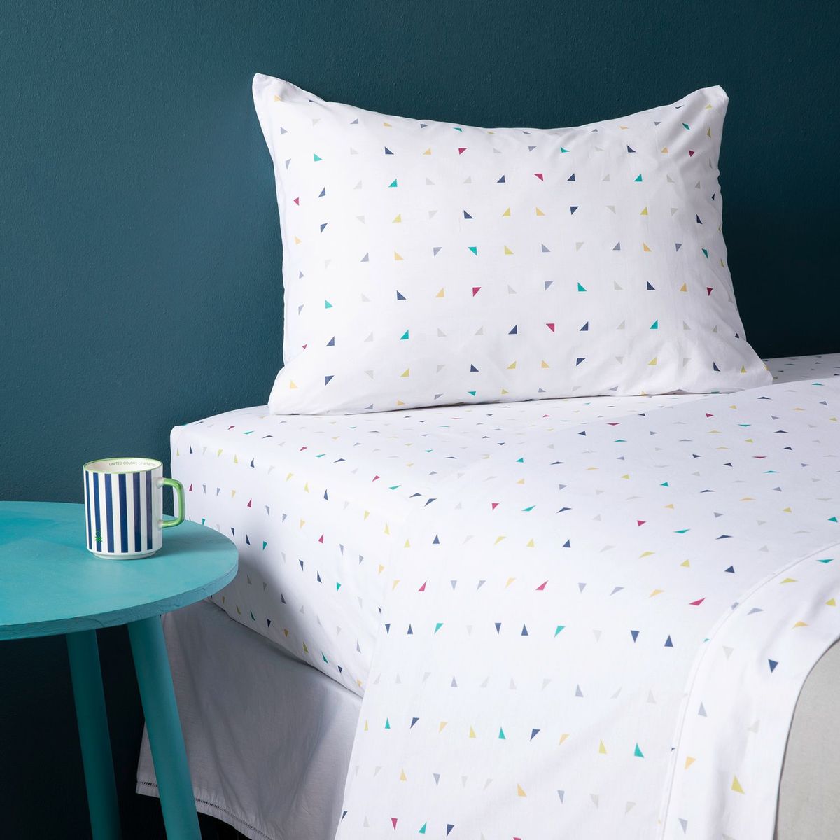 BENETTON - Juego de Sábanas Estampadas 100% Algodón 180 Hilos Benetton