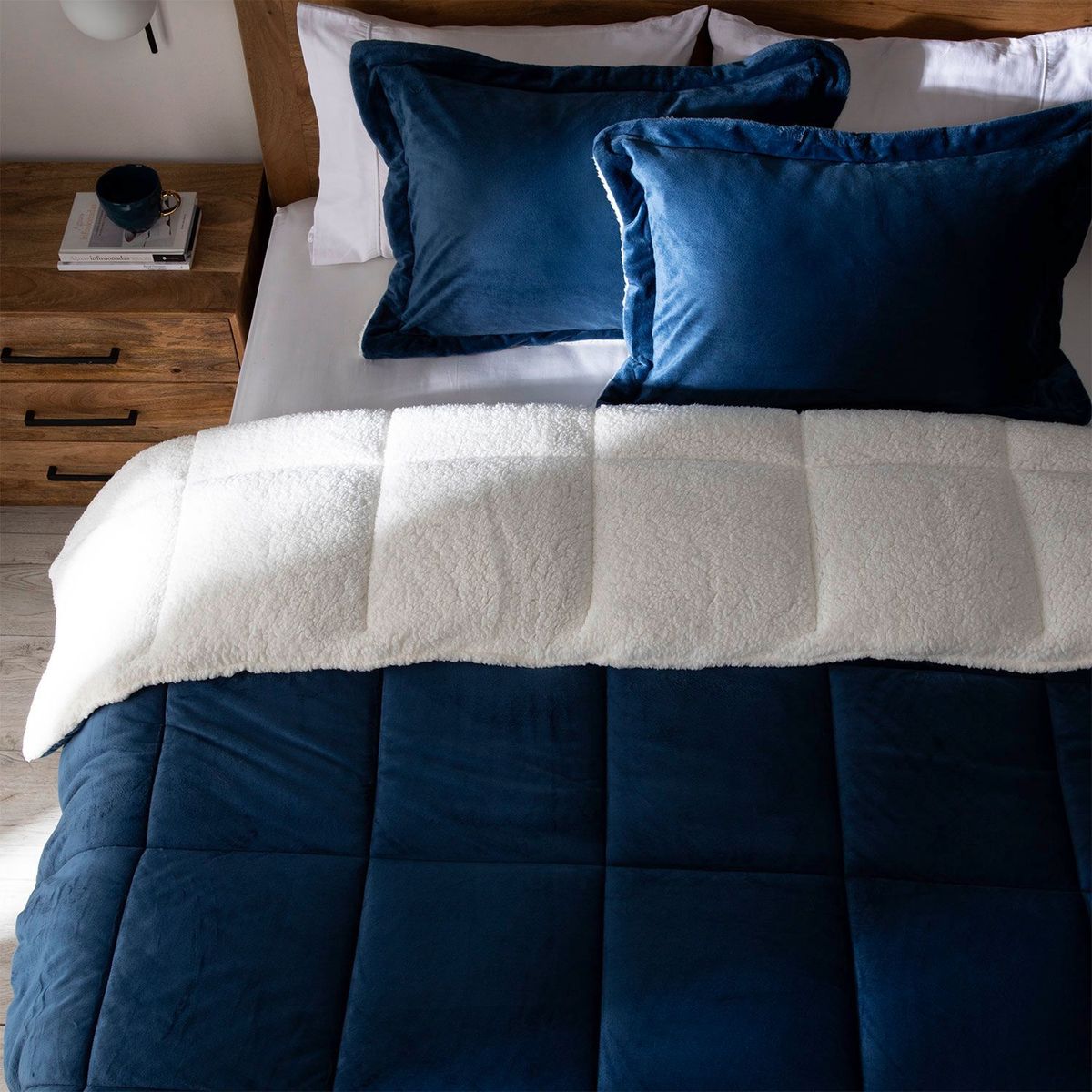 BASEMENT HOME - Edredón Mink Con Sherpa