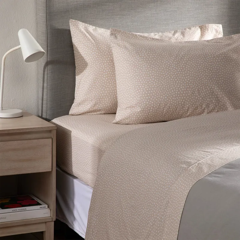 MICA - Juego De Sábanas Estampadas 100% Algodón 180 Hilos Mica