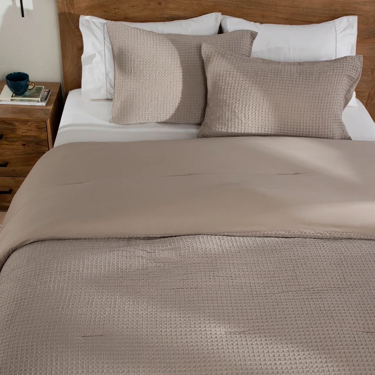 BASEMENT HOME - Edredón Waffle Basement Home