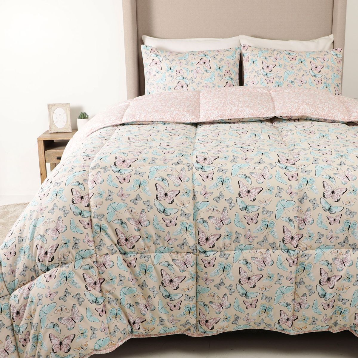 MICA - Edredón Estampado Reversible Mica