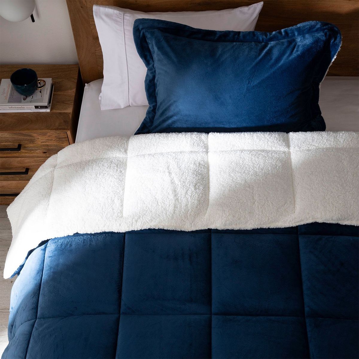 BASEMENT HOME - Edredón Mink Con Sherpa