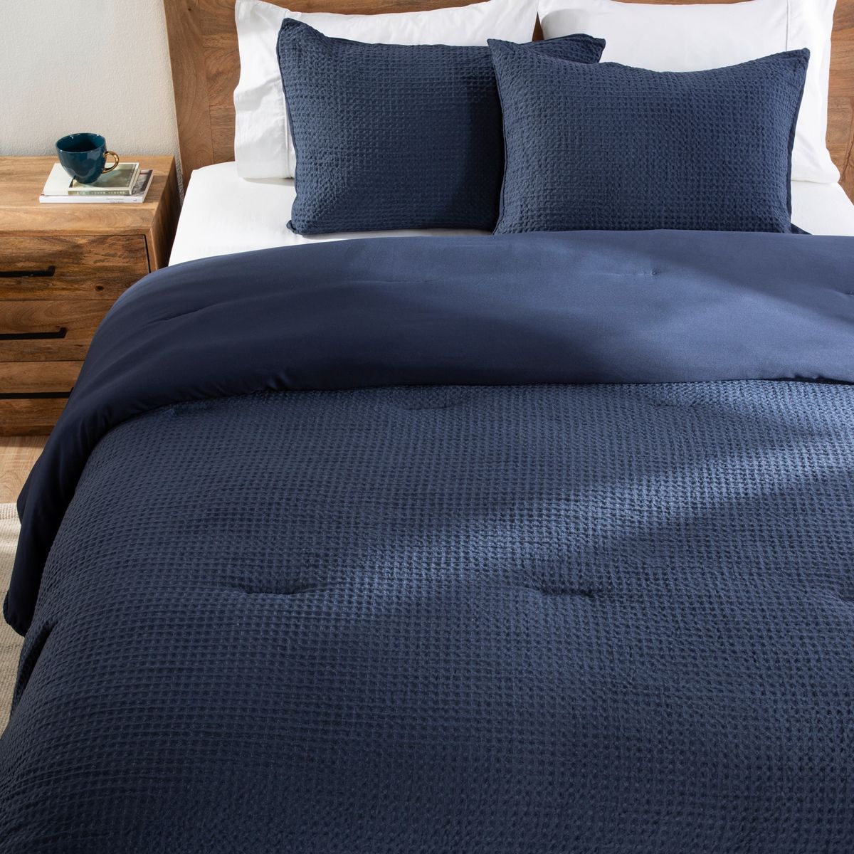 BASEMENT HOME - Edredón Waffle Basement Home