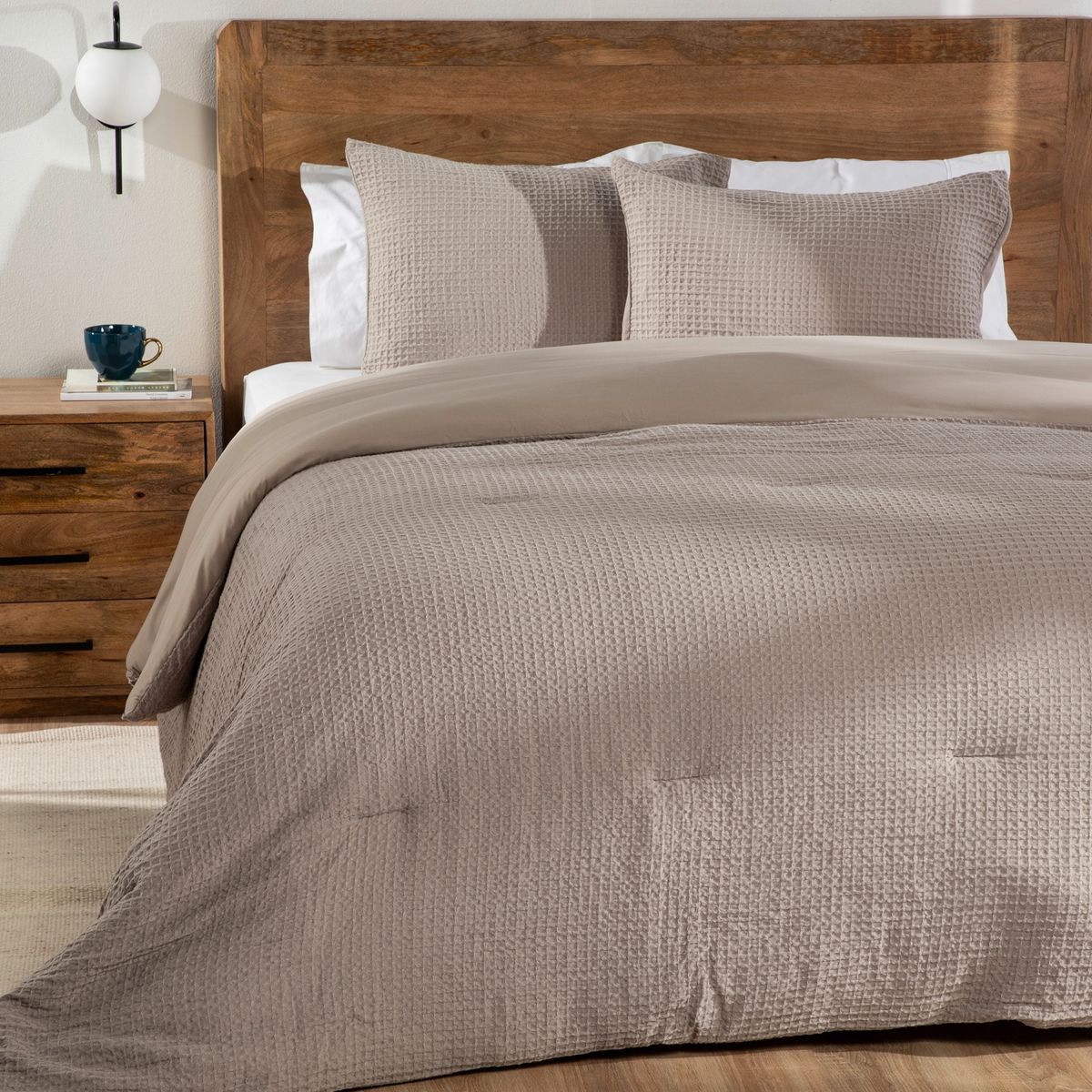 BASEMENT HOME - Edredón Waffle Basement Home