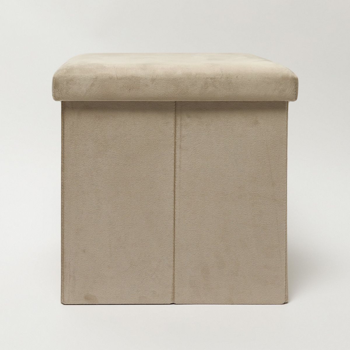 MICA - Puff Velvet Plegable Con Tapa 38cm