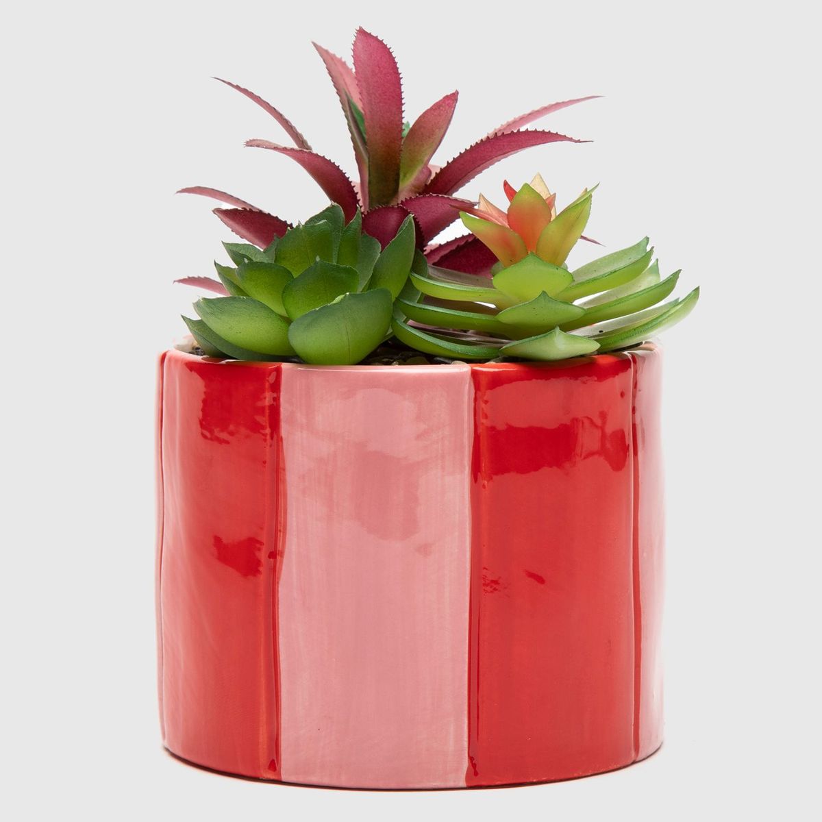 MICA - Planta Artificial Suculenta Raya Pink 10x10x18cm