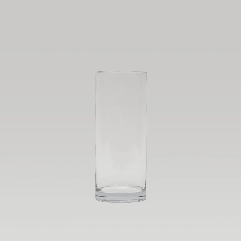 MICA - Florero De Vidrio Ovalado 10x25cm