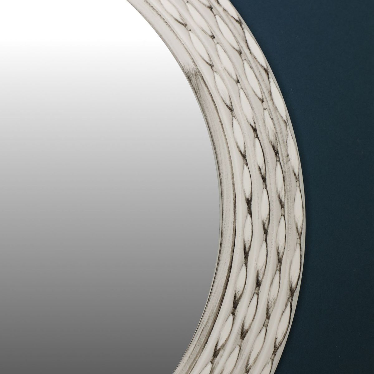 MICA - Espejo Redondo Blanco 50cm