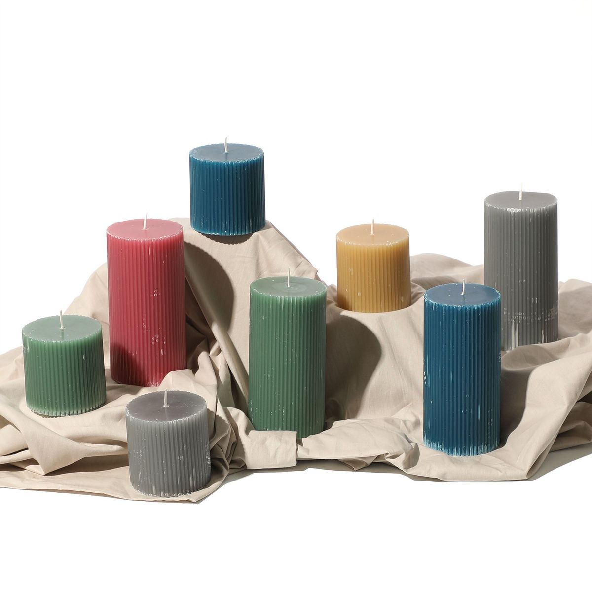 BASEMENT HOME - Vela Stripe Rosa 540g 7.5x15cm