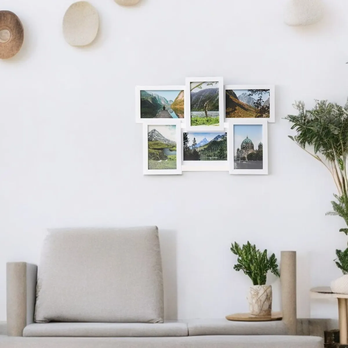 MICA - Marco de Fotos Multiple x6 Blanco