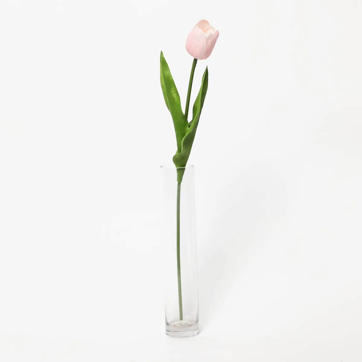 MICA - Rama Decorativa De Tulipán Rosa 45cm