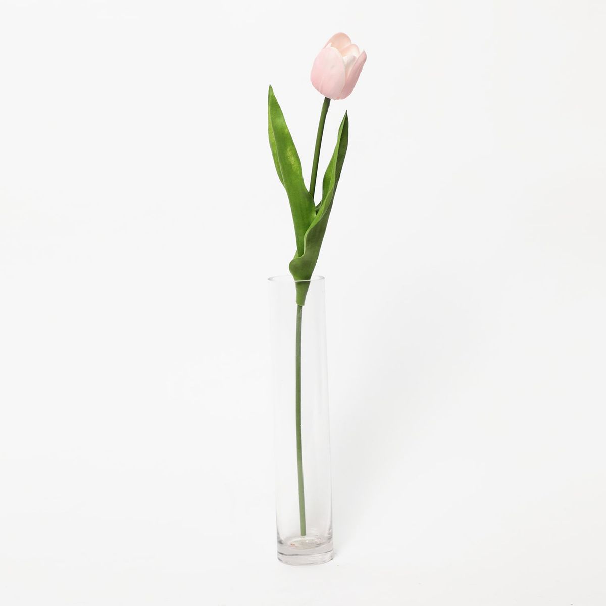 MICA - Rama Decorativa De Tulipán Rosa 45cm