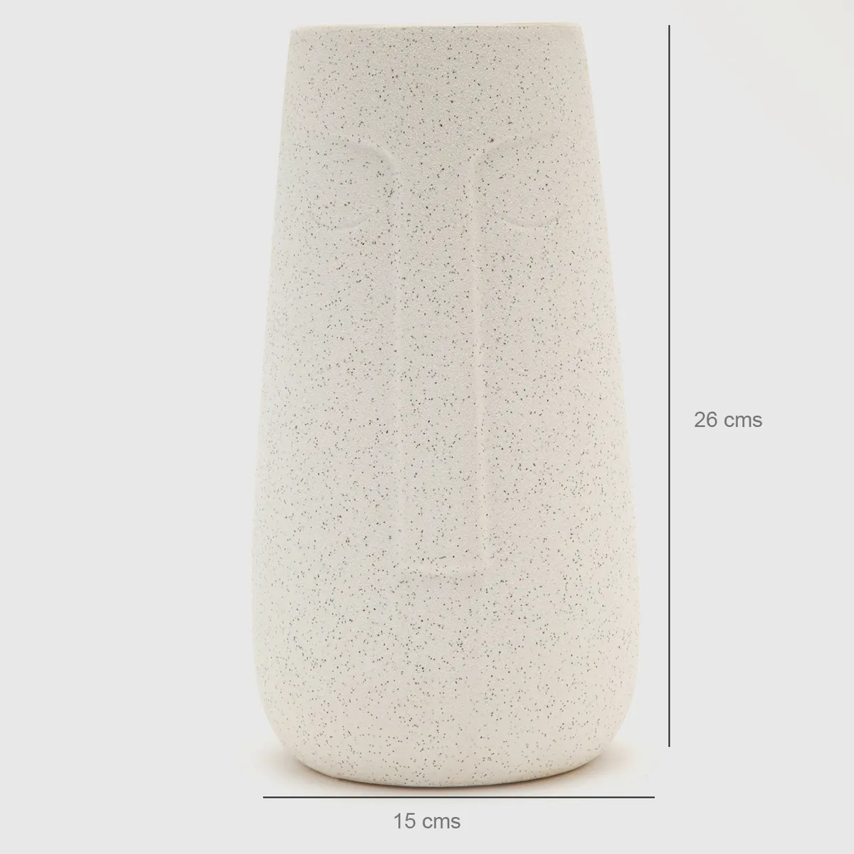 ROBERTA ALLEN - Florero Tiki Blanco