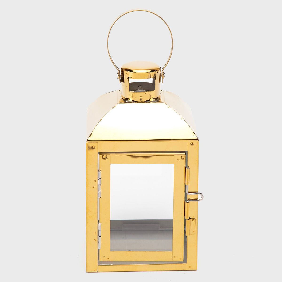 MICA - Farol Vela Acero 10x10x15.5cm Dor