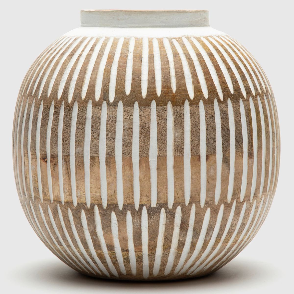 ROBERTA ALLEN - Jarrón Circular Café 20cm