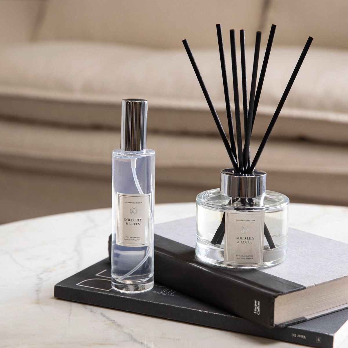 BASEMENT HOME - Ambientador Aromático Lirio y Flor de Loto 