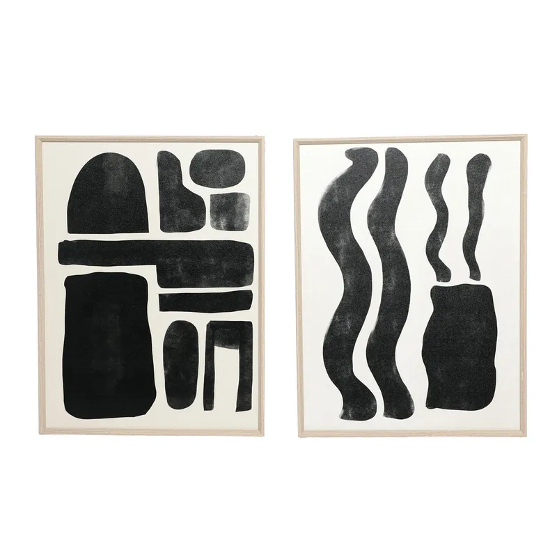 MICA - Cuadro Trival Negro 31x41x.4cm