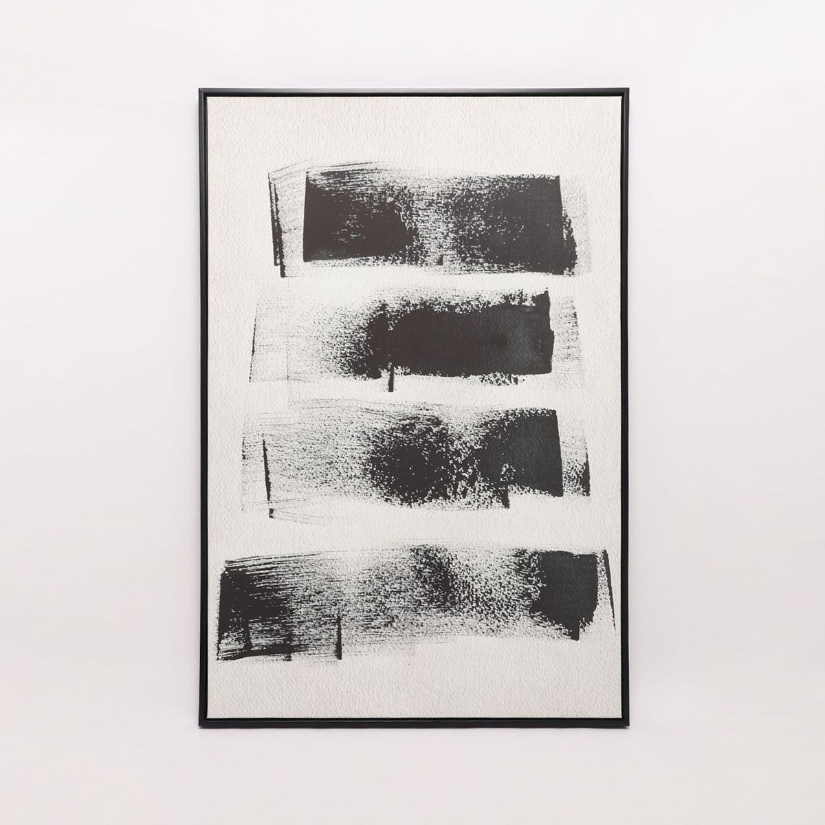 BASEMENT HOME - Cuadro Brush Negro 82x122cm