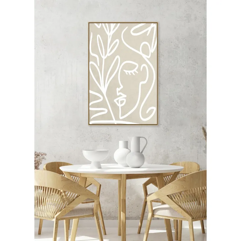 BASEMENT HOME - Cuadro Cara Beige 62x92cm