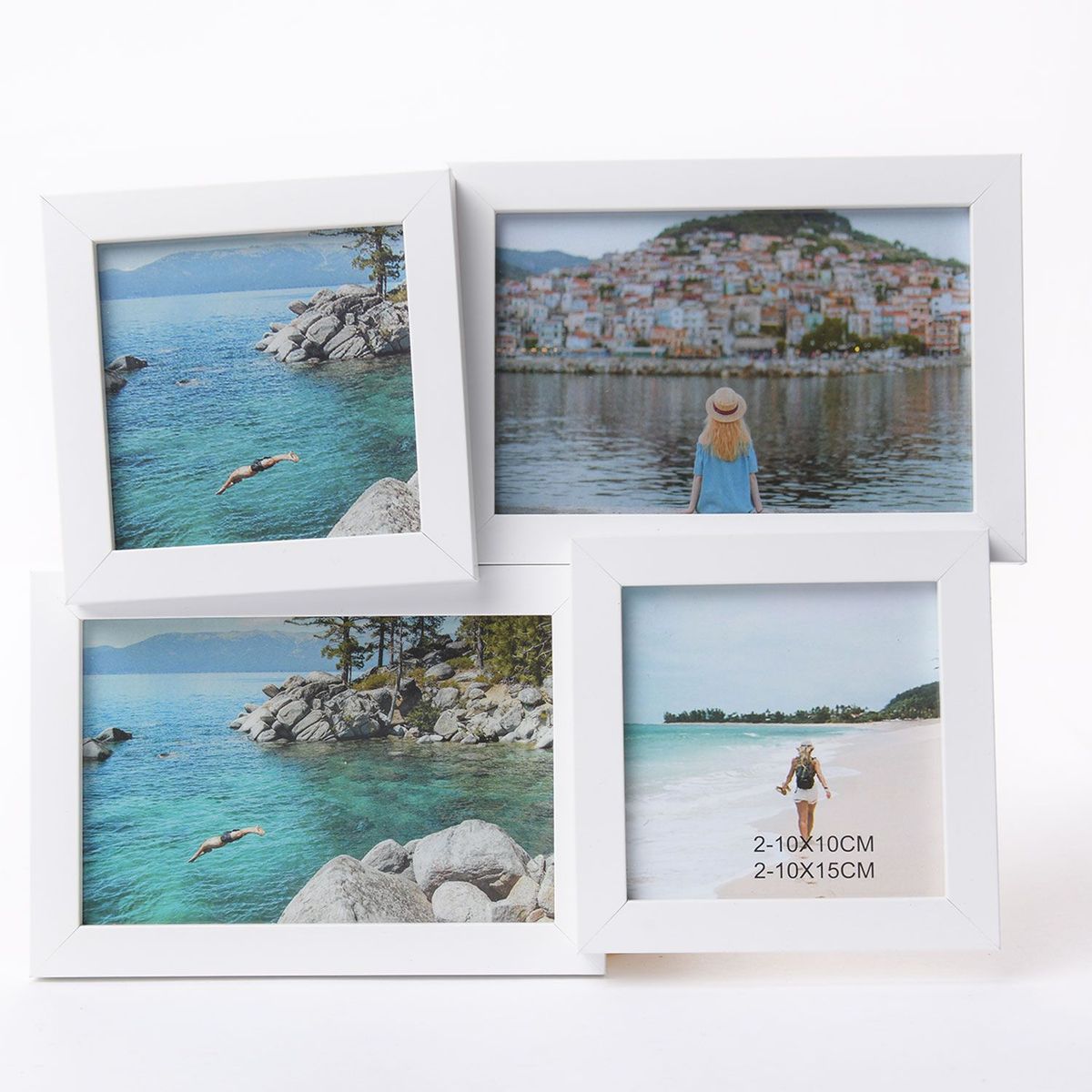 MICA - Marco de Fotos Multiple x4 Blanco