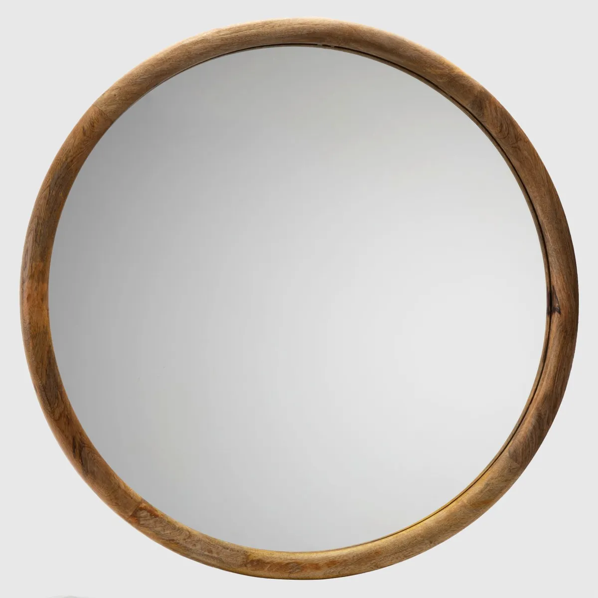 CASA CANTABRIA - Espejo Redondo Madera 80cm