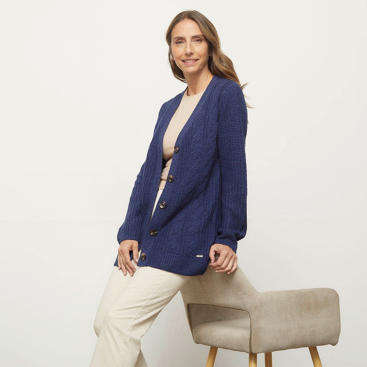 NEWPORT - Cárdigan Casual Mujer Newport