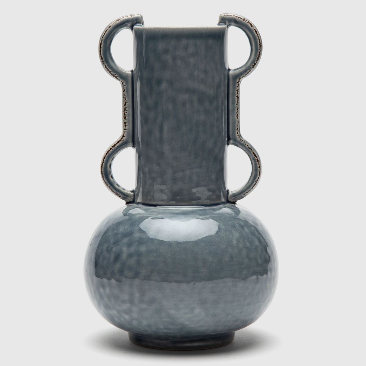 ROBERTA ALLEN - Jarrón Orejas Azul 22 Cm