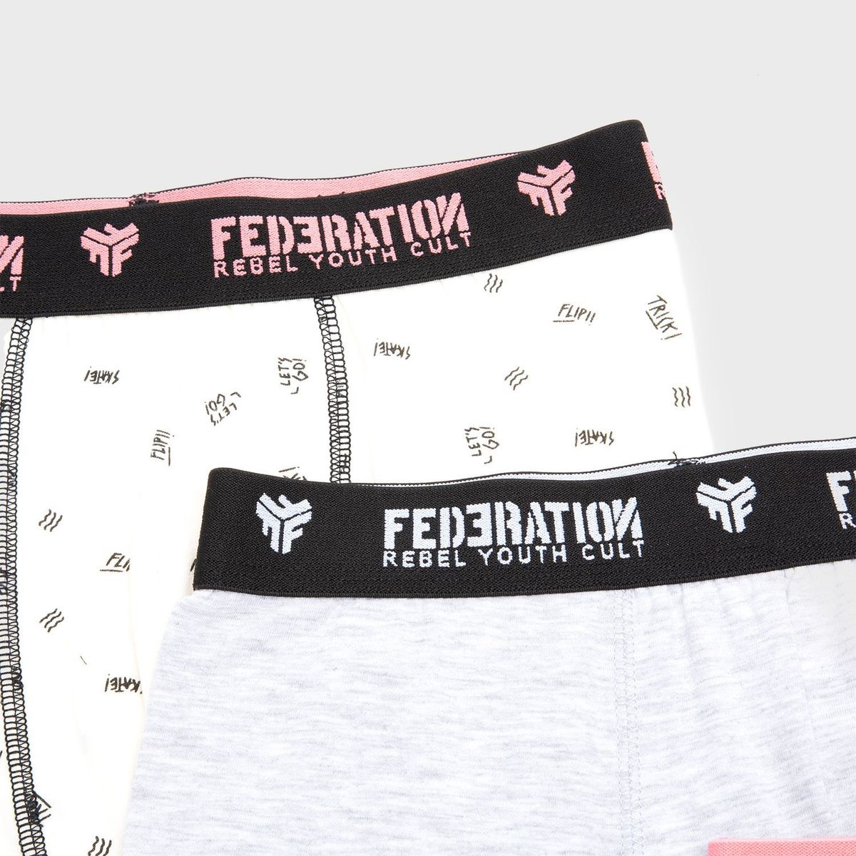 FEDERATION - Pack X3 Boxer Niño Algodón Federation